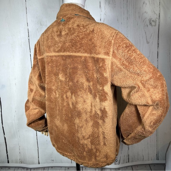 Adidas x Opening Ceremony Collab Fleece Shirt Jacket Men’s Size Large HTF RARE - Picture 6 of 16